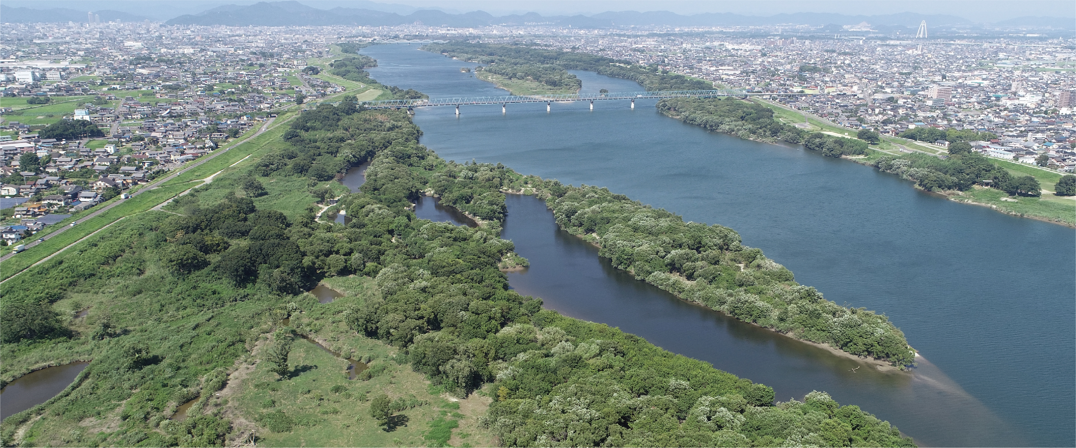 緑豊かな河川